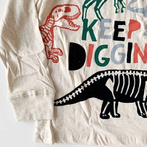 NEW Hanna Andersson Boys Long Sleeve Dinosaur Print Tee, 10 Years - Picture 4 of 8